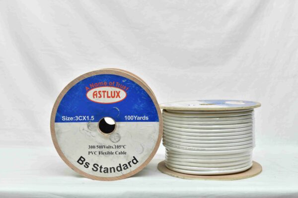 PVC FLEXIBLE CABLE WHITE
