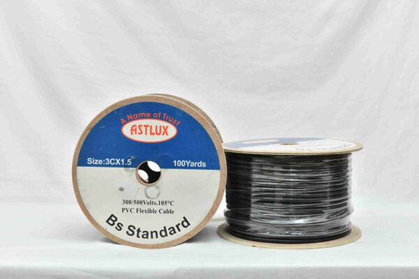 PVC FLEXIBLE CABLE BLACK